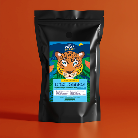 Brazil Santos ESPRESSO Specialty Coffee from Parana & São Paulo, Roast Medium