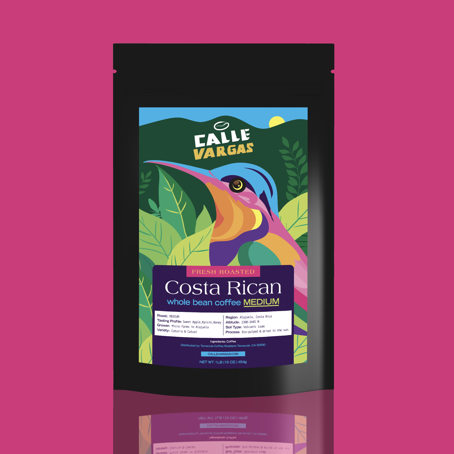 Costa Rican Coffee; Micro farms in Alajuela, Roast Medium