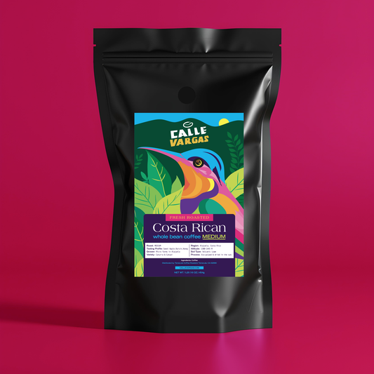 Costa Rican WHOLE BEAN Specialty Coffee; Micro farms in Alajuela, Roast Medium